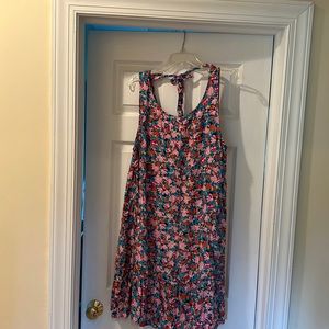 Tie back floral loft dress XXL